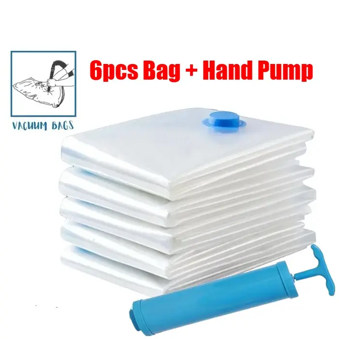Sac sous vide avec Valve ou pompe pour le stockage de vêtements