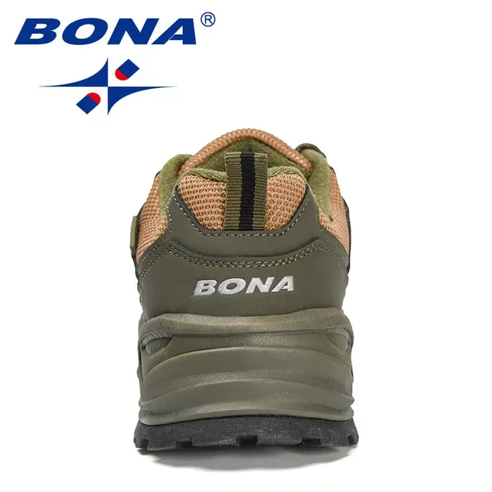 BONA-Chaussures de sport de plein air pour homme, souliers de randonnée, de trekking, d'escalade, à lacets, résistantes à l'usure, nouvelle collection 2022
