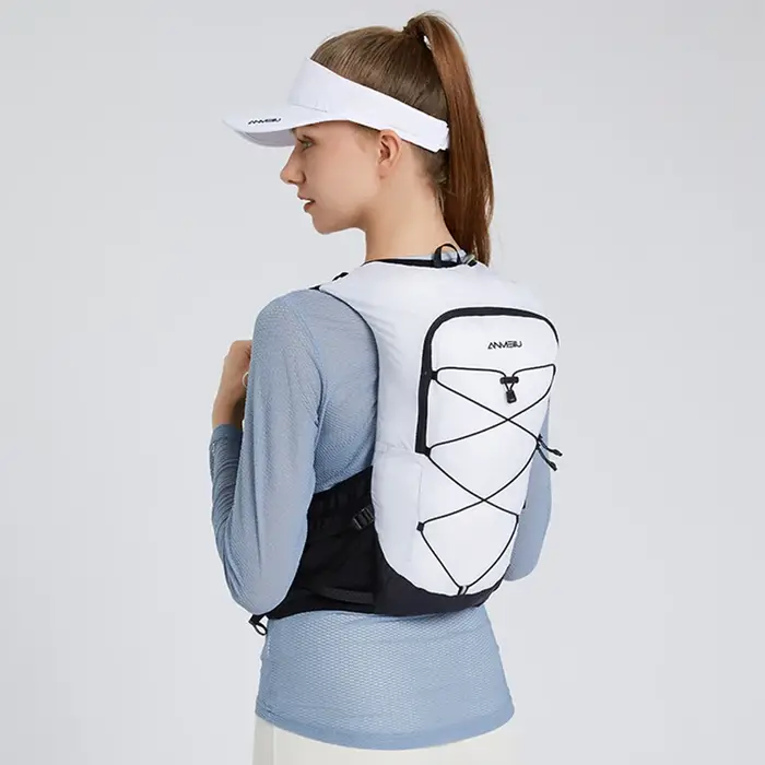 Anmeilu-Sac à dos de course en plein air tout-terrain, sac à eau blanc d'alpinisme, sac de cyclisme,