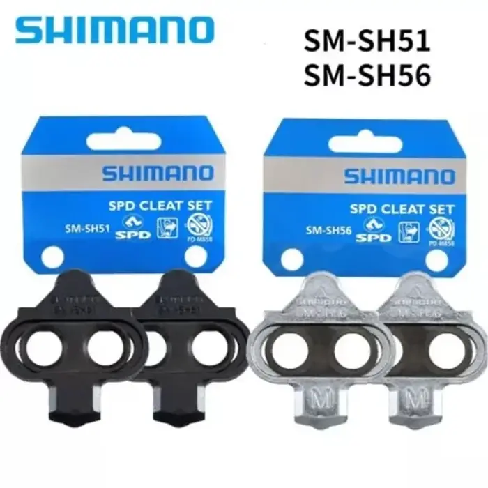 Crampons VTT Shimano SM-SH56 SH51 - Système de pédales multi-libération SPD avec flotteur et ensemble de matériel