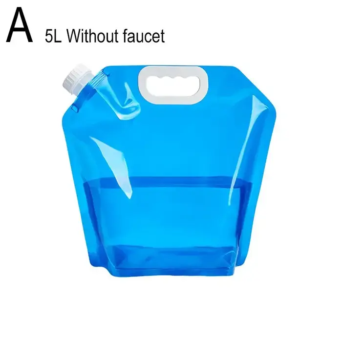 Sac d'Eau Potable Pliable pour Camping en Plein Air, Randonnée, Grande Capacité, Portable, Récipient