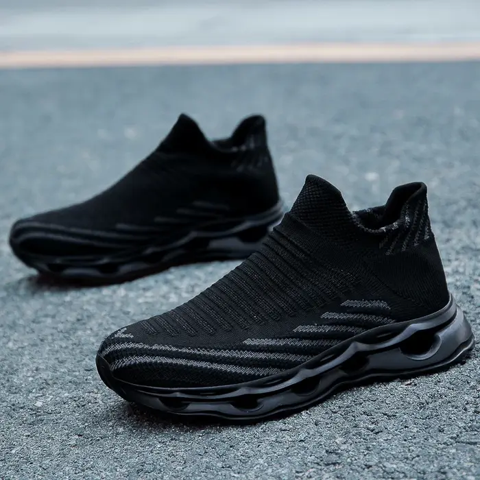 Chaussures de randonnée hommes sport course noir