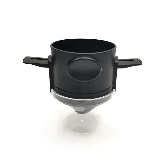 Cafetière portable pour café filtre avec tasse en acier inoxydable