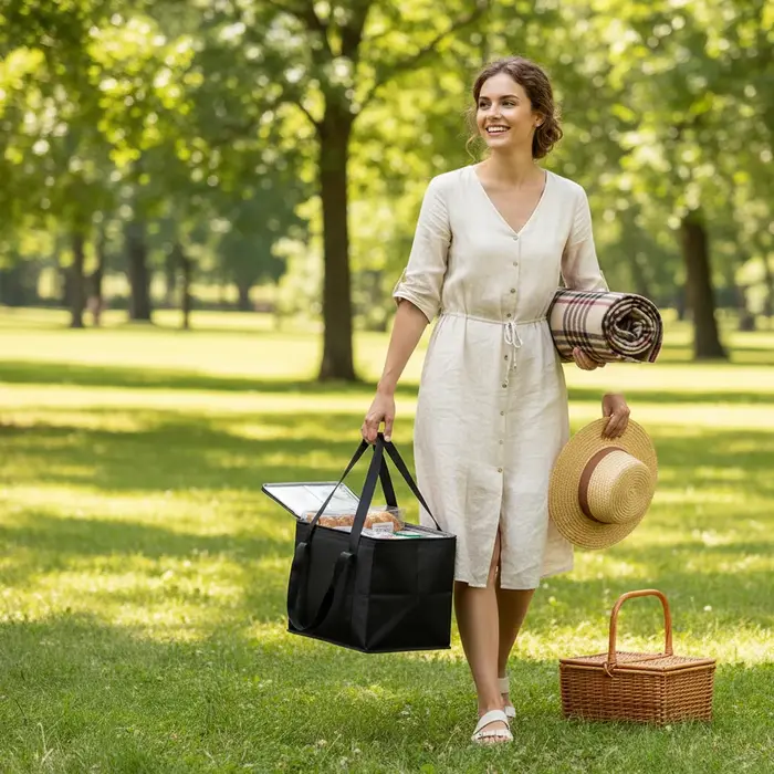 Sac isotherme : Garde les aliments chauds et froids pendant des heures - Sac de courses