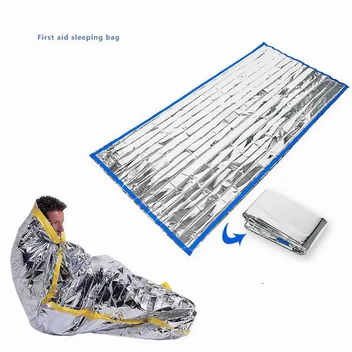 Sac de couchage de survie d'urgence étanche portable