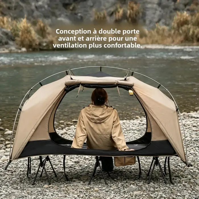 MOUNTAINHIKER 2026 Tente de camping individuelle imperméable et multifonctionnelle pour la randonnée et les voyages