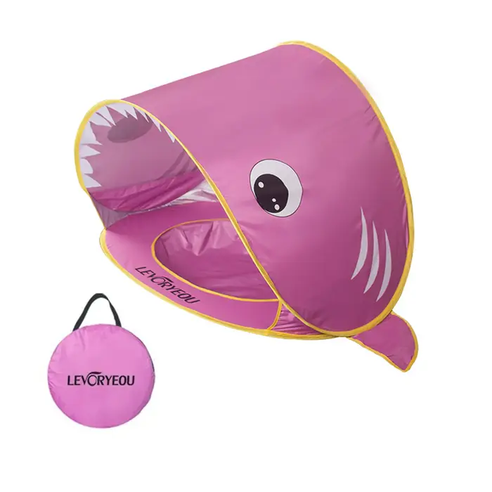 Tente colorée d'été amusante, portable, légère, design de dessin animé, protection UV, tente de plag