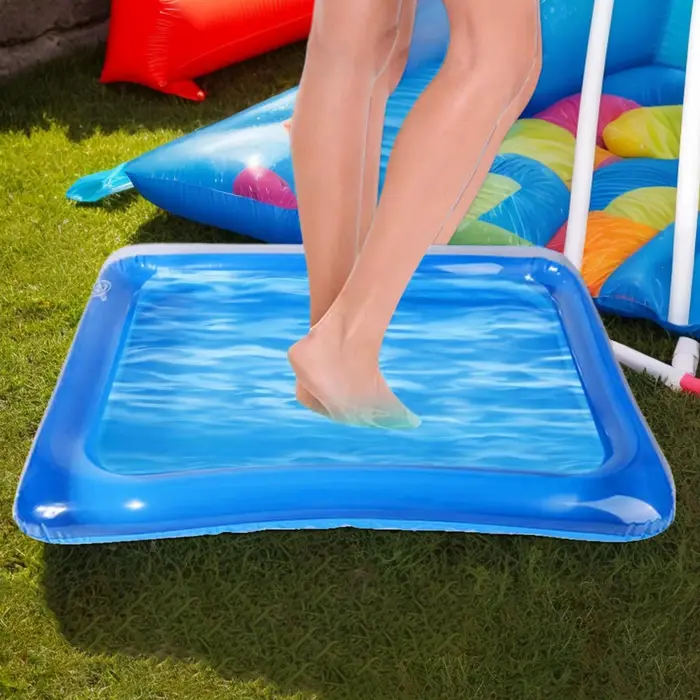Bac de rinçage des pieds gonflable pour piscine