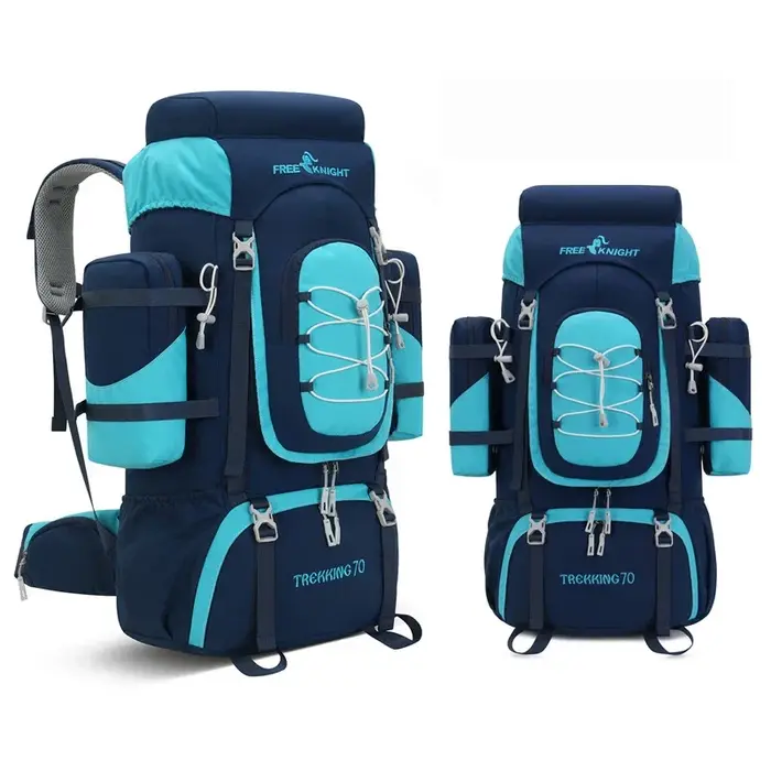 Sac à dos d'escalade d'extérieur avec housse de pluie Sac de randonnée, camping, trekking et sortie 
