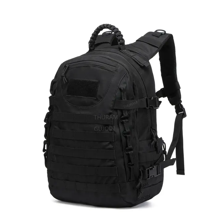 Style de sac à dos tactique 38L, sac à dos extérieur étanche de grande capacité avec système MOLLE, 