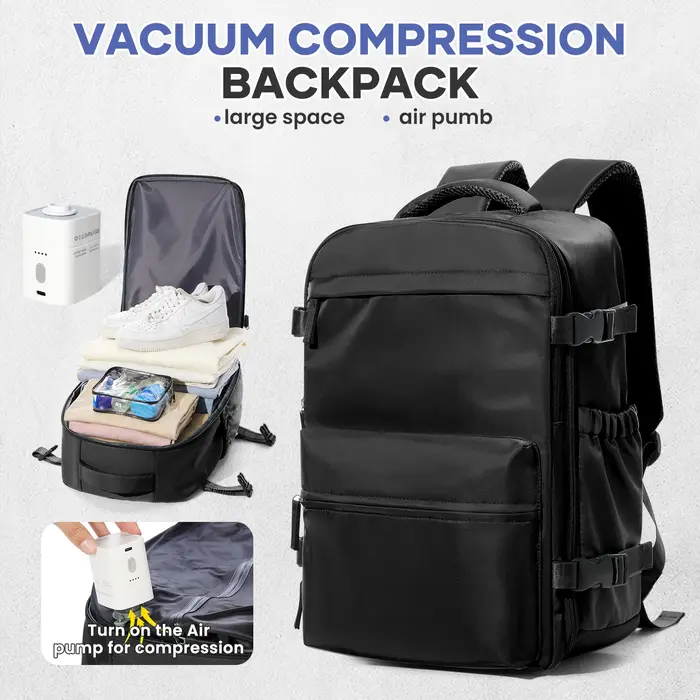 Sac à dos sous vide sac de voyage pour hommes sac à dos de grande capacité sac à dos pour ordinateur portable