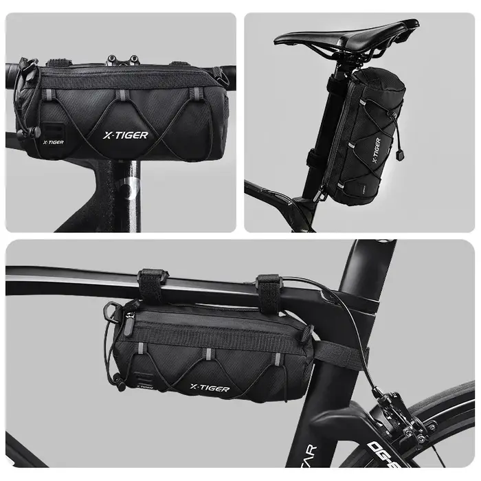 X-TIGER sac de vélo Portable guidon multi-usages grande capacité sac à dos de cyclisme vtt route