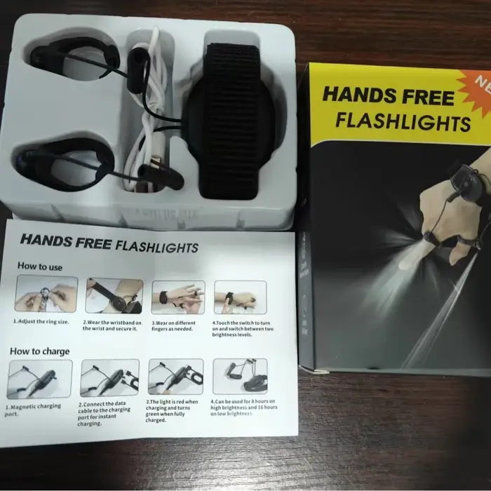 Lampes de poche mains libres