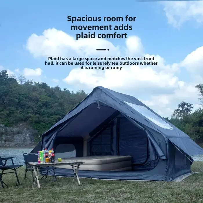 YOUSKY Tente imperméable 4 saisons pour 2-4 personnes Tente de camping légère et facile à installer 