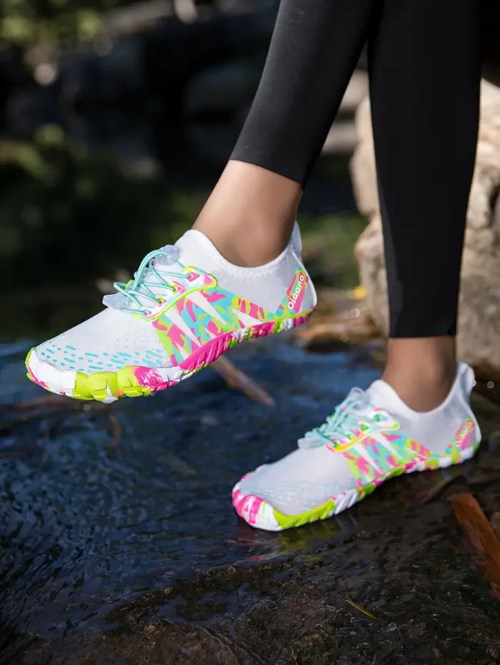 Oiaano Chaussures Unisexe Homme Femme Antidérapantes Durables Noires Imperméables Semelle Souple Légères Respirantes Sport Plein Air Marche Course