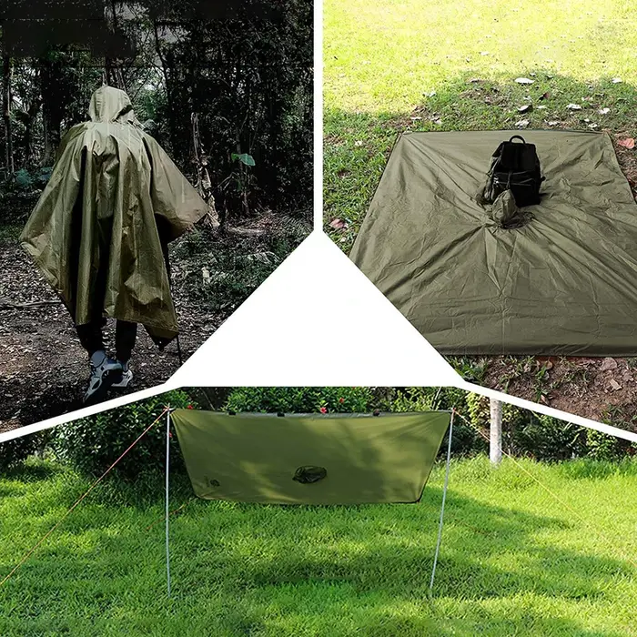 Poncho de pluie robuste pour sac à dos