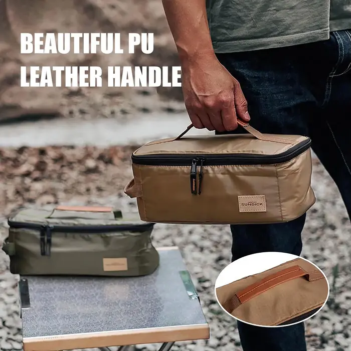 Sac de rangement isotherme pour couverts de camping