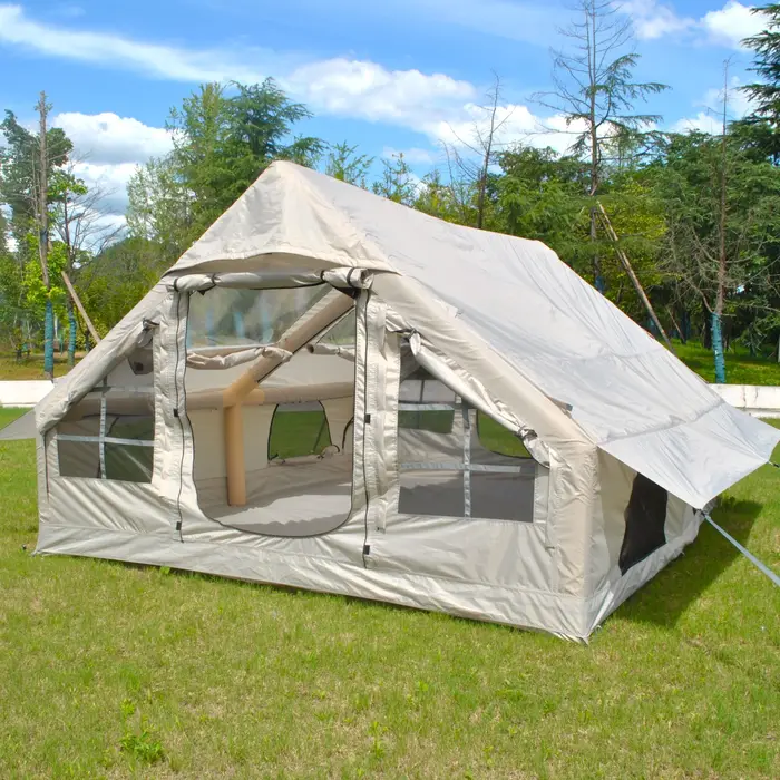 Tente de camping gonflable familiale pour l'extérieur