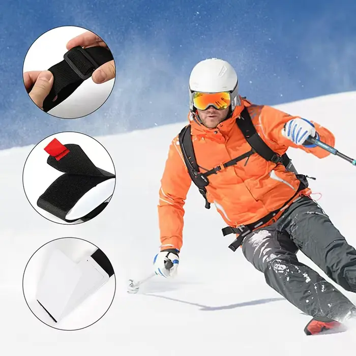 Porte-épaule pour poteau de Ski avec cils