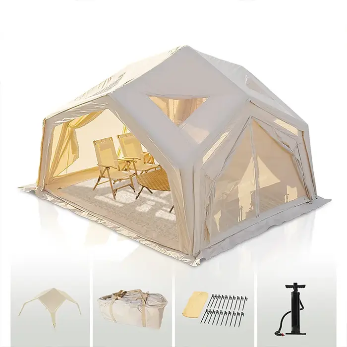 Tente de Camping extérieure pliable pour 11 personnes, tente Flagstent Tanlook, Tente extérieure gon