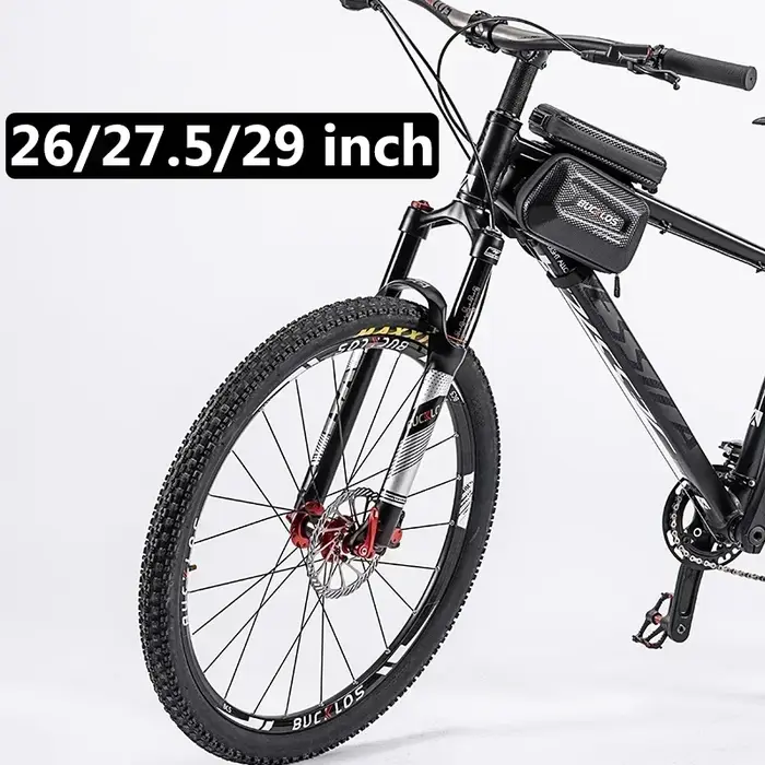 BUCKLOS VTT fourche pneumatique 9*100mm vélo Suspension pneumatique fourche voyage 120mm Tube droit/