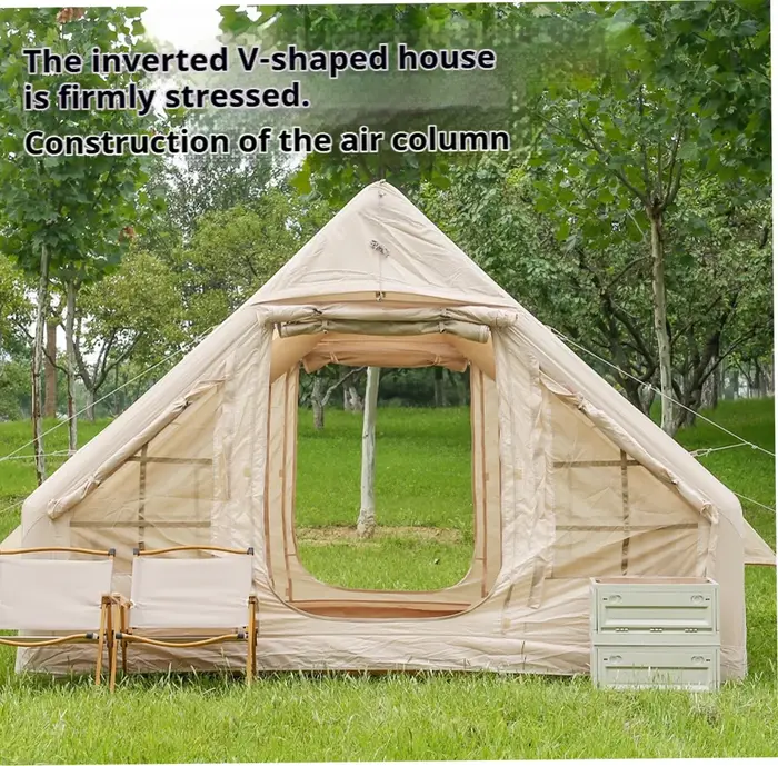 Tente gonflable portable imperméable facile à installer pour les événements et le camping - Utilisation commerciale Tissu Oxford Quatre saisons Prix d'usine pas cher