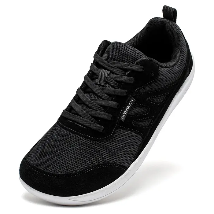 HOBIBEAR chaussures pieds nus pour femmes hommes zéro goutte large orteil boîte baskets minimaliste à lacets