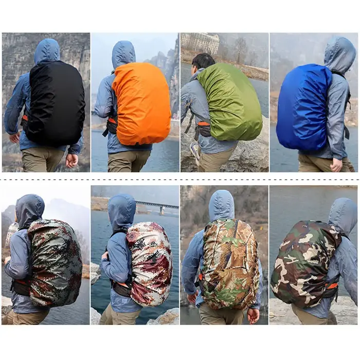 LOOGDEEL sac à dos pratique bouclier de pluie Camping en plein air randonnée sac à dos housse de protection étanche à la poussière sac protégé au soleil