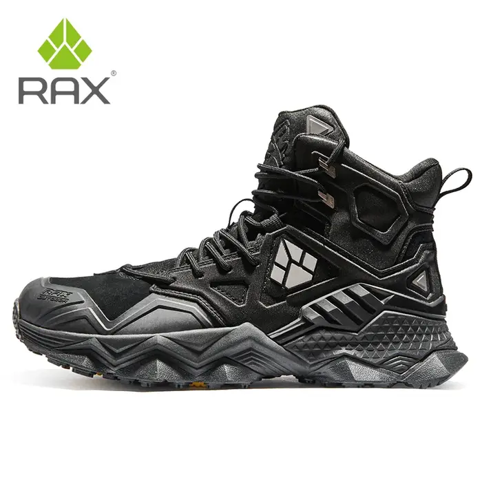 Rax peau de vache chaussures de randonnée hommes imperméable en plein air escalade bottes de chasse