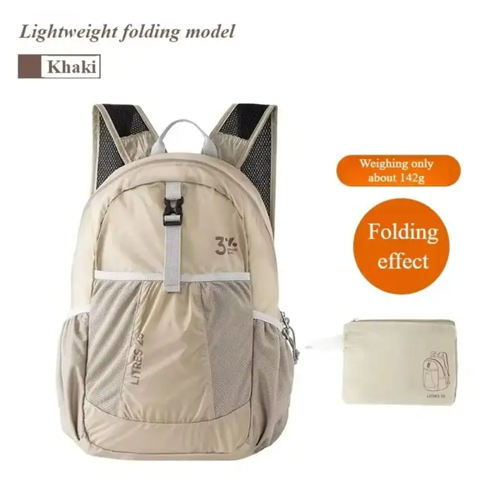 Sangles réglables sac à dos pliable sac d'alpinisme grande capacité sac à dos de randonnée petit sac sac à dos ultraléger étanche
