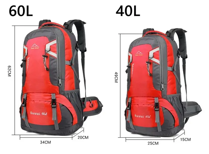 60L 40L randonnée en plein air Camping voyage sac à dos grande capacité escalade sac de sport hommes alpinisme sac à dos tactique dos