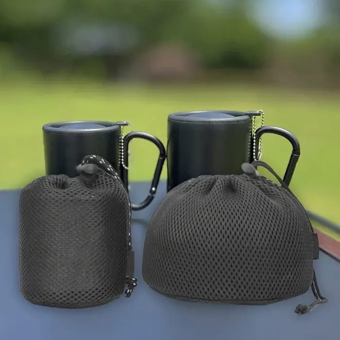 rangement pour ustensiles cuisine, en maille en Nylon, sacs à cordon