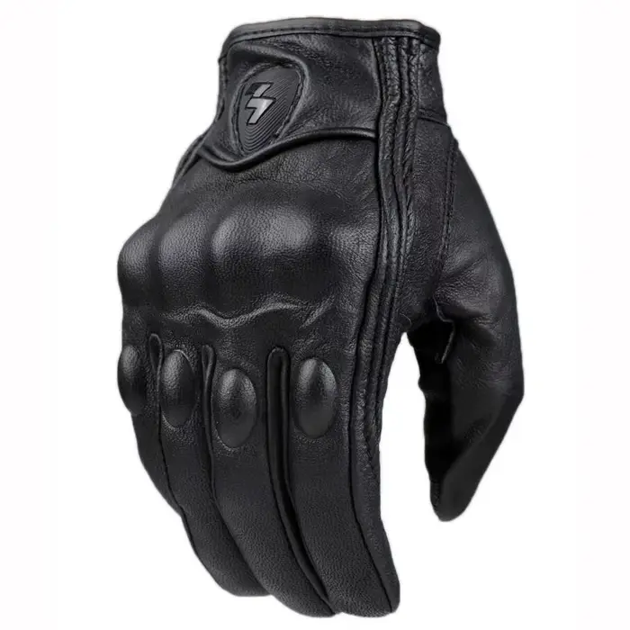 S-XXXL gants de Moto en cuir de chèvre hommes femmes