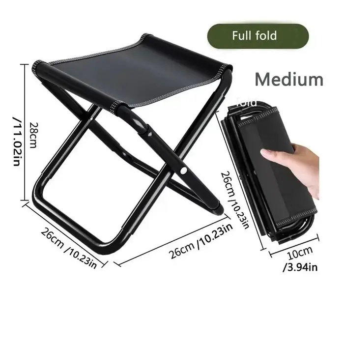 Banc pliable d'extérieur, outil de randonnée, repose-pieds, siège, tabouret de pique-nique, tabouret de camping, tabouret pliable, chaise pliante, chaise de pêche