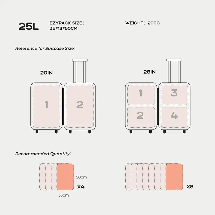 FLEXTAIL X VOLLYC EZYPACK - Sac de conservation sous vide 25 L