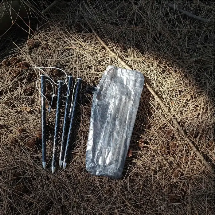 [HODR] Dyneema sac de rangement pour chevilles au sol 1.43oz fibre Cuben DCF EDC piquets d'équipement sac de rangement ultraléger 3/4g clou au sol minimaliste