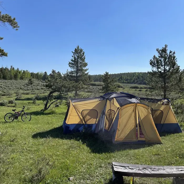 600*600 cm famille Camping tente de loisirs en plein air quatre chambres un Hall ombre énormes tentes extérieures personnalisées