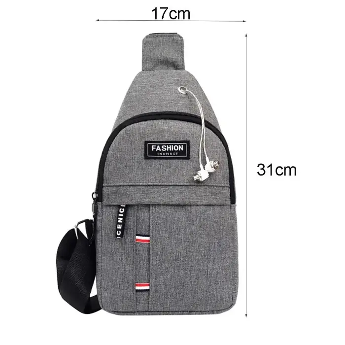 Sac banane étanche de grande capacité pour hommes