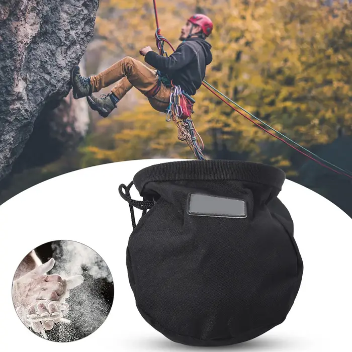 Sac à poudre de magnésium imperméable pour l'escalade en plein air, poches coordonnantes, sac à main