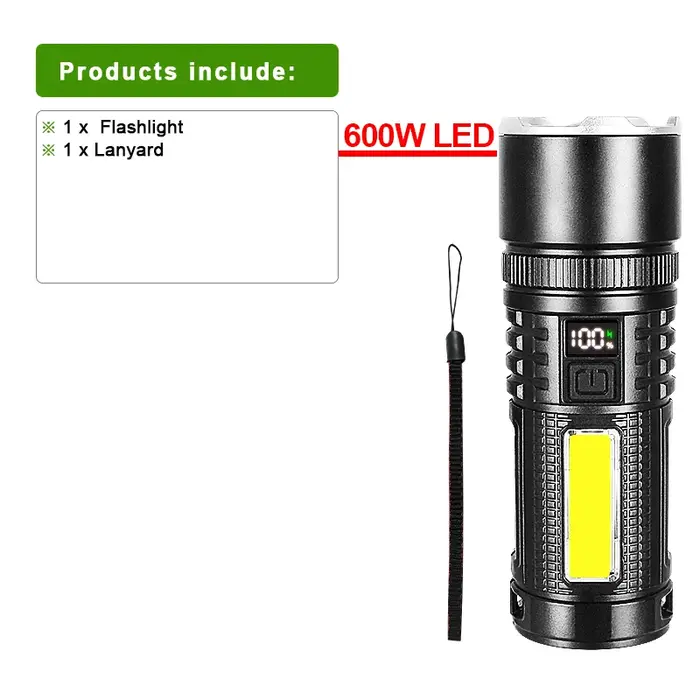 Lampe de poche LED la plus puissante 9000LM