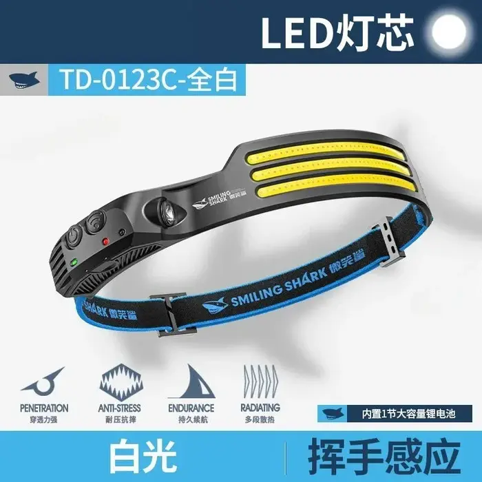 Lampe frontale à capteur LED Youpin pour le camping en plein air