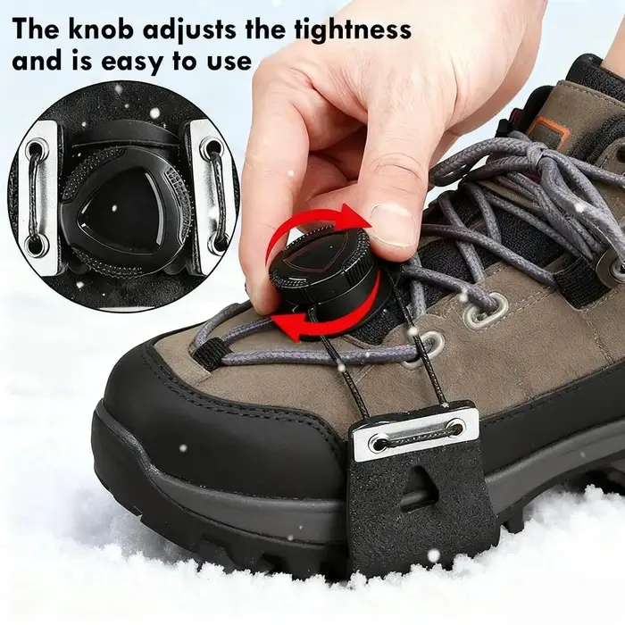 1 paire de Crampons réglables à 5 pointes