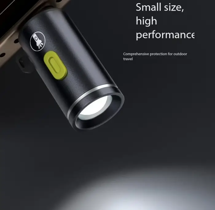 Lampe de poche LED de type C pour le camping