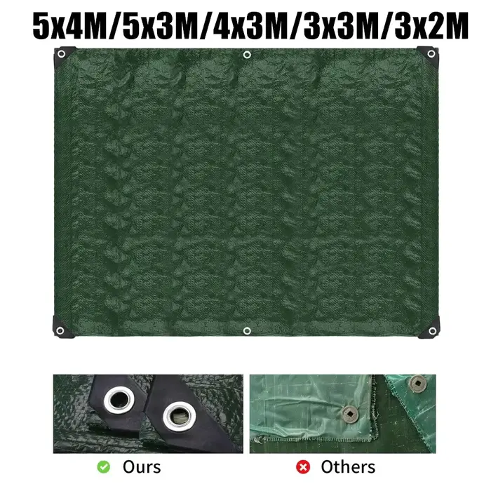 Bâche imperméable grande taille 5x3m