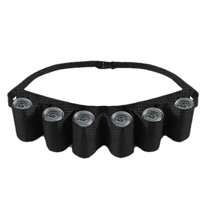 Peut contenir 6 canettes étui Portable bouteille taille bière ceinture sac pratique bouteilles de vin boisson