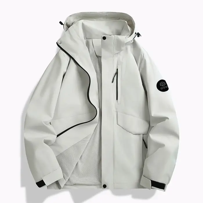 Vestes de randonnée légères pour femmes, couleur unie, coupe-vent ample à capuche, manteau de pluie