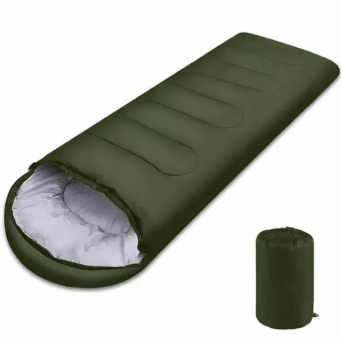 Sac de couchage ultraléger imperméable 4 saisons, enveloppe chaude pour le camping, la randonnée et