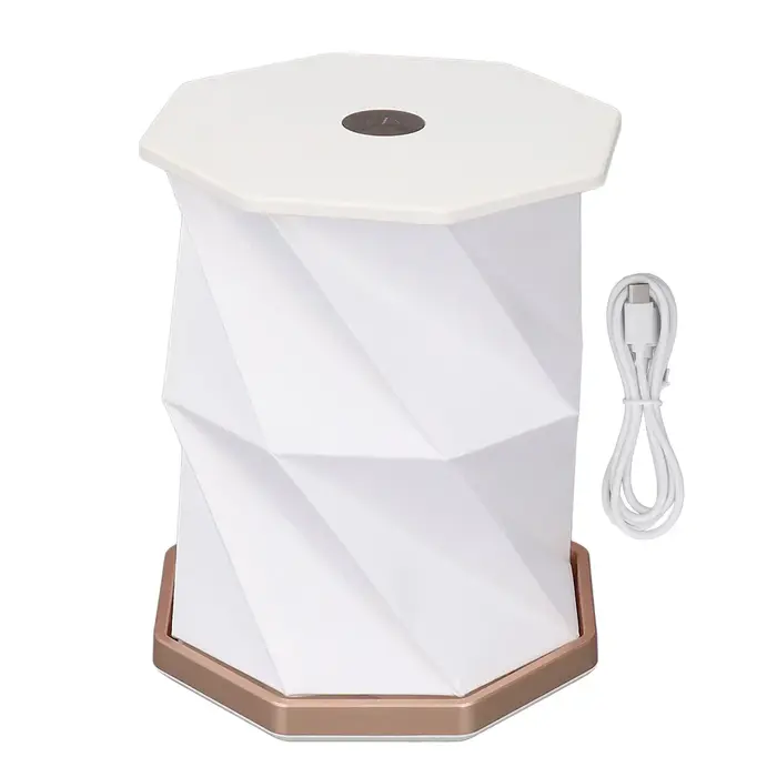 Lampe de table pliable portable d'extérieur, lanterne en papier à intensité variable pour le camping