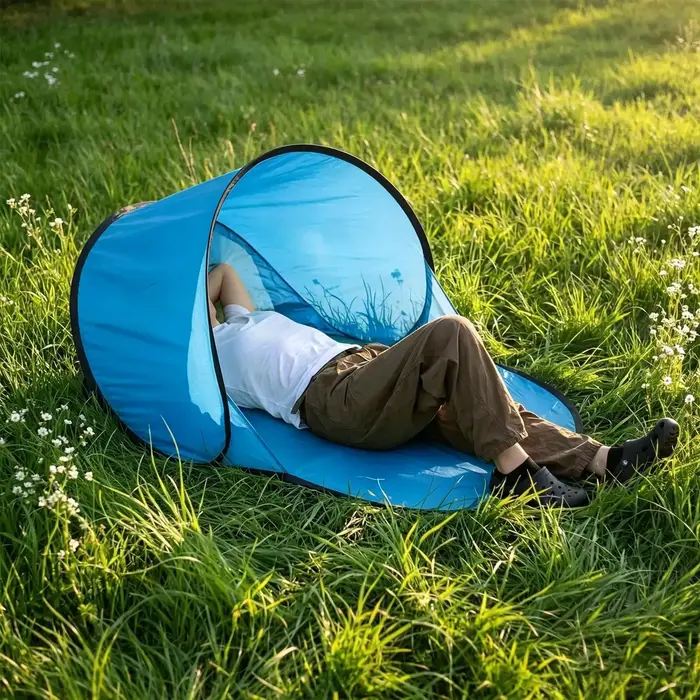 Tente de plage automatique pop-up pour l'extérieur, protection solaire UV, tente de camping portable, tente de pêche et de pique-nique, tente pratique