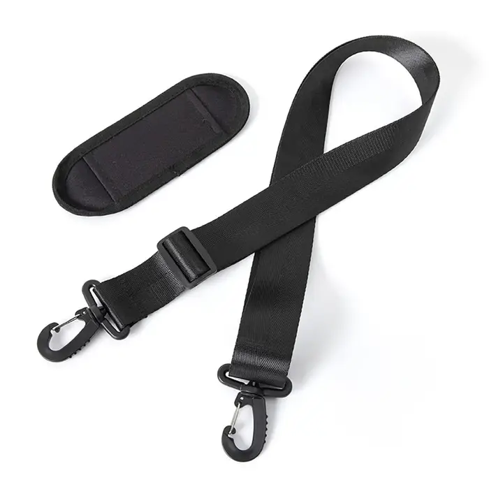 Sangle de sac réglable en Nylon noir